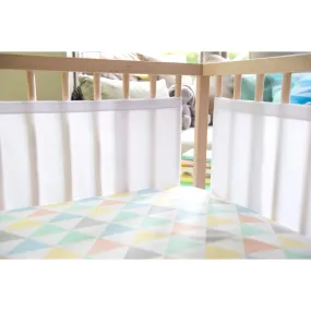 Airwrap Mesh Cot Liner - 4 Sides White