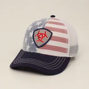 Ariat USA Flag Shield Logo