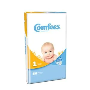 Attends CMF-1 Comfees Baby Diapers Pack of 50