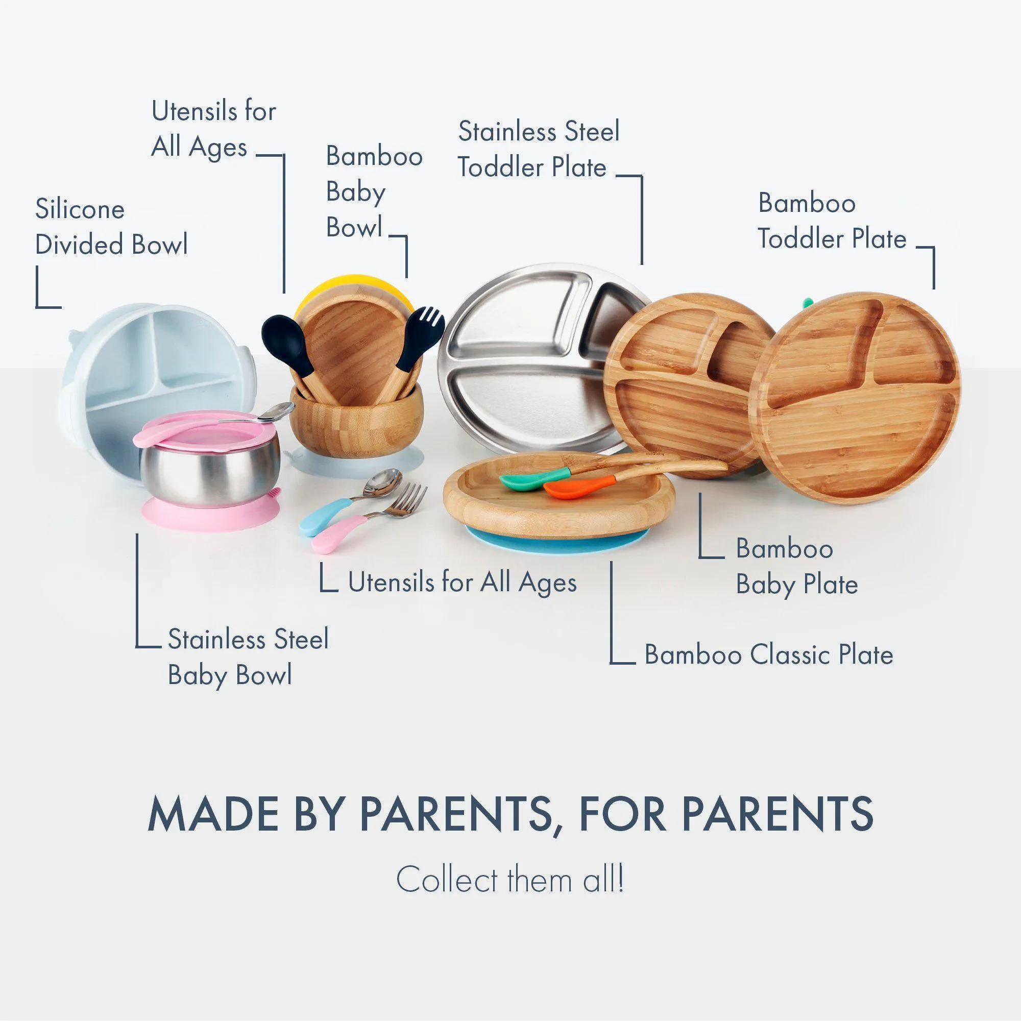 Avanchy Single Bamboo Baby Spoons (Older Babies)