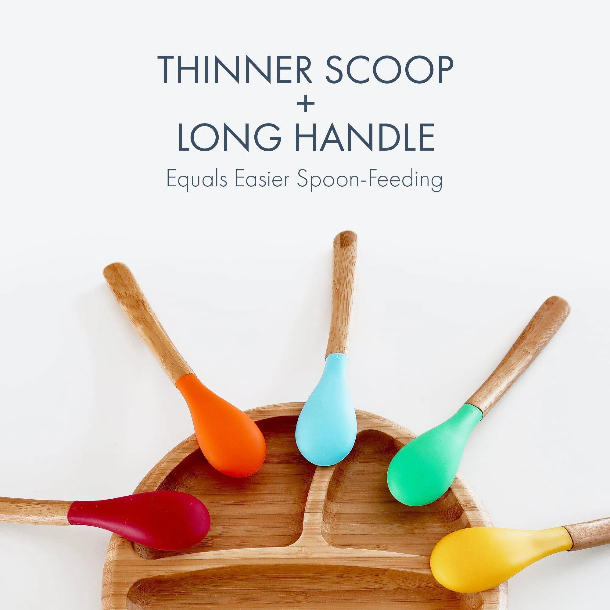 Avanchy Single Bamboo Infant Spoon (Younger Babies)