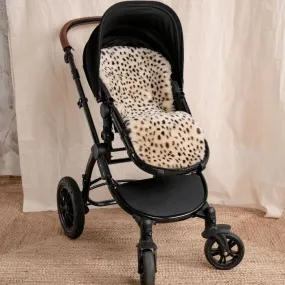 Baa Baby Sheepskin Buggy Style Liner - Shorn (Leopard)