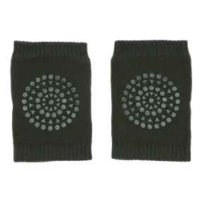 Baby anti-slip knee pad with grip for crawling - Forest Green