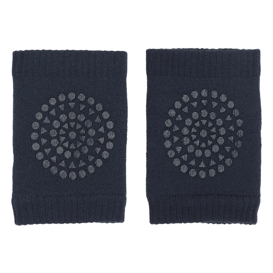 Baby anti-slip knee pad with grip for crawling - Navy Blue