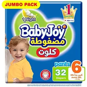Baby Joy Culotte Jumbo #6 Junior XXL Size - 32 Sheets
