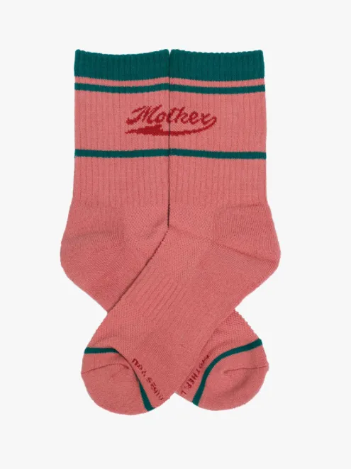 Baby Steps Socks- Mother Coral/Green