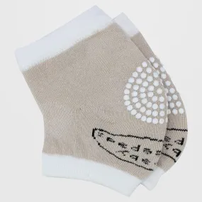 Beige Baby Knee Pads For Crawling