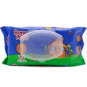 Bona Papa Magic Wipes 72 Pieces - Multi