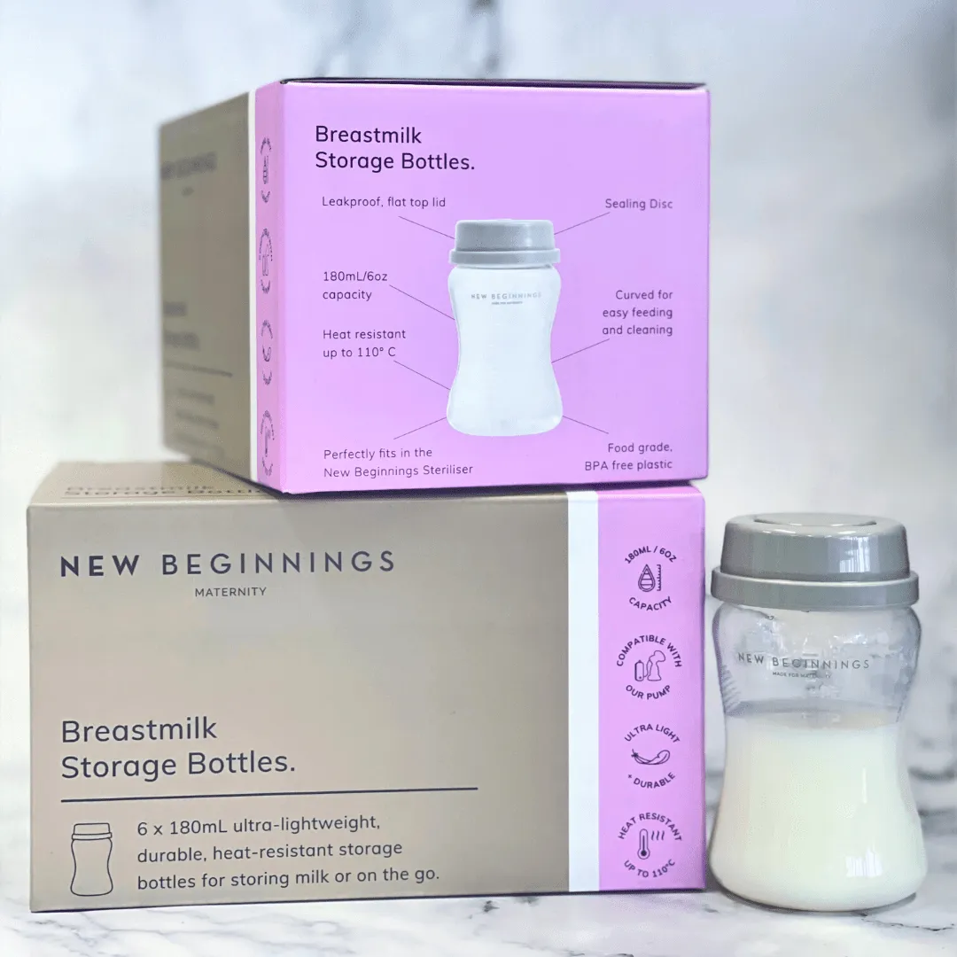 Breast Milk Storage Bottles (6pk)