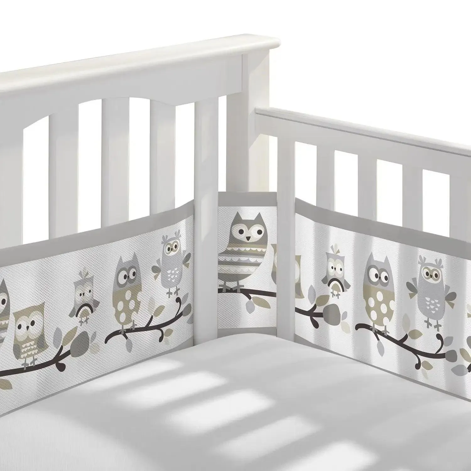 BreathableBaby Breathable Mesh Liner for Full-Size Cribs, Classic 3mm Mesh