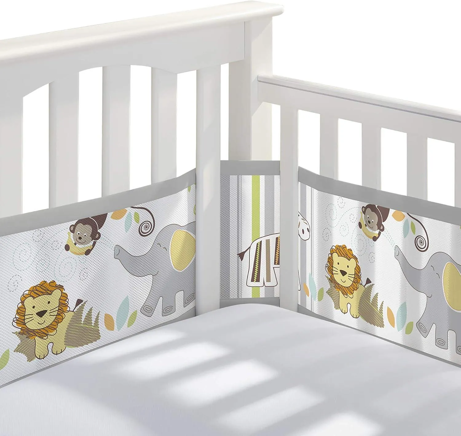 BreathableBaby Breathable Mesh Liner for Full-Size Cribs, Classic 3mm Mesh