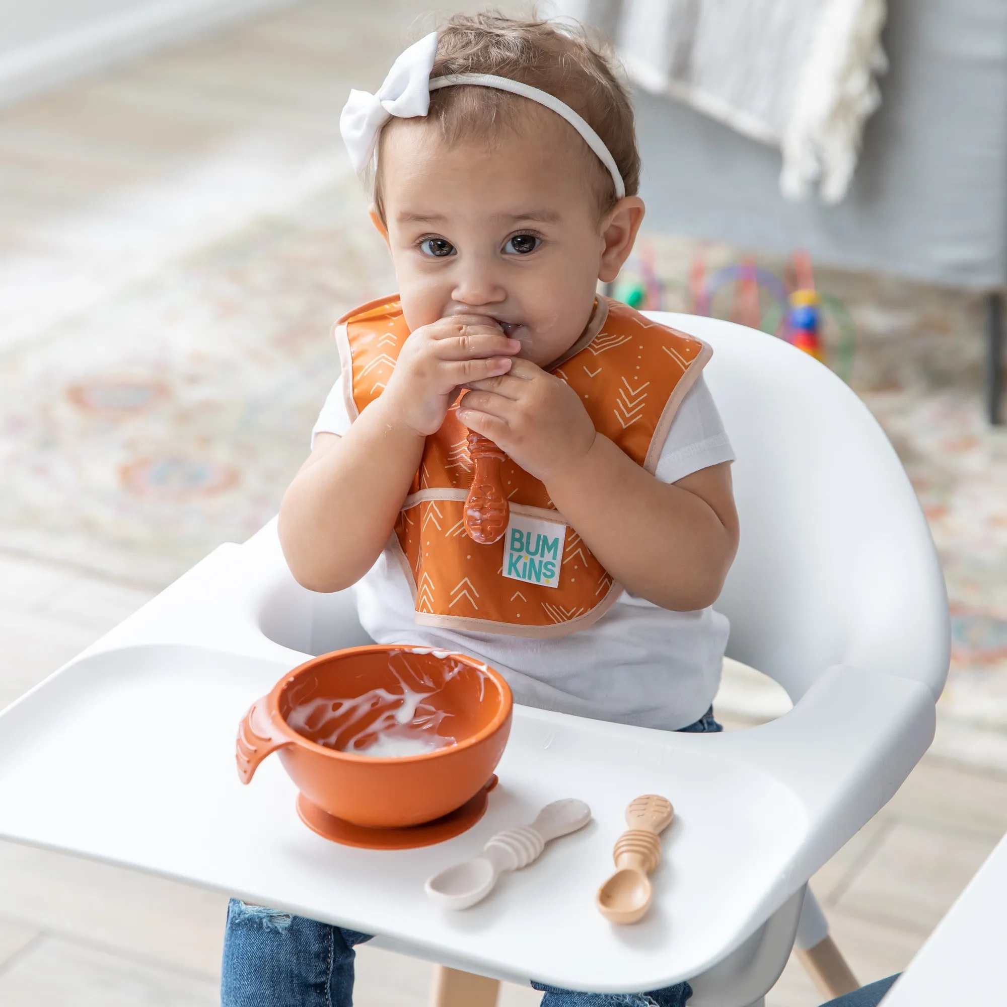 Bumkins Silicone Dipping Spoon 3pk | Rocky Road