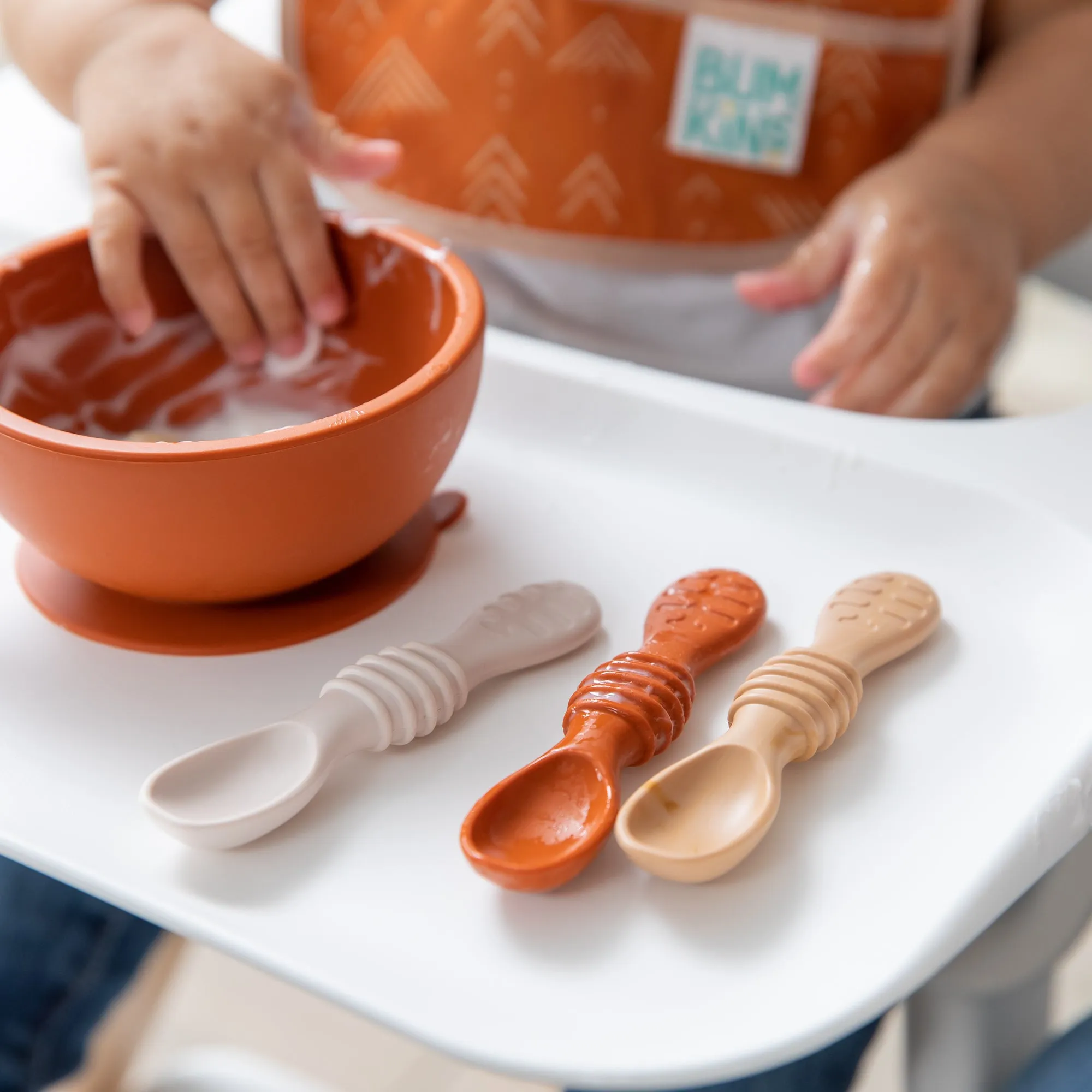 Bumkins Silicone Dipping Spoon 3pk | Rocky Road