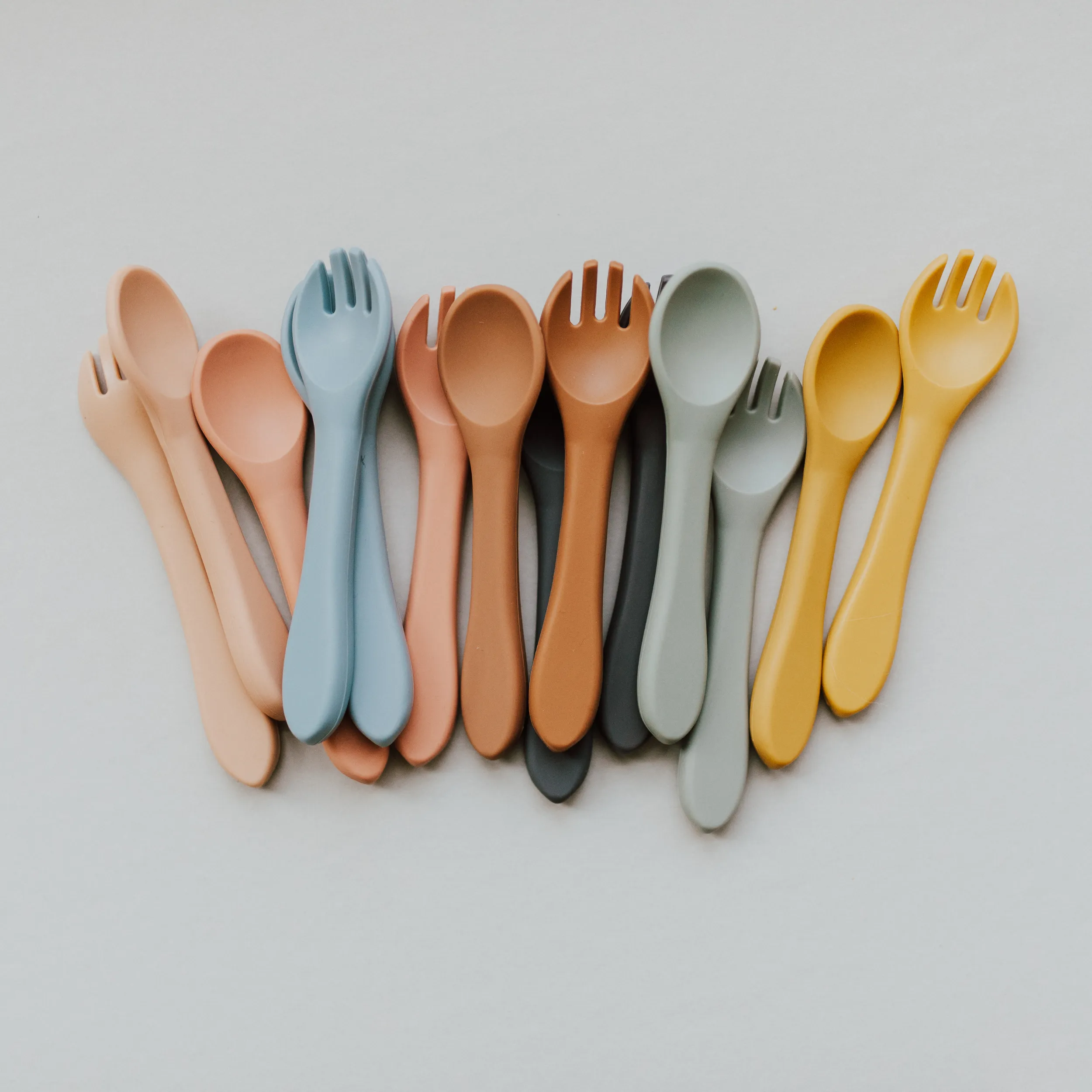 Charcoal Spoon And Fork Set