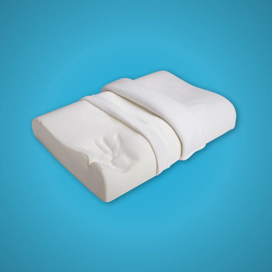 Contour Orthopedic Pillow with Memory Foam for Neck & Shoulder Pain