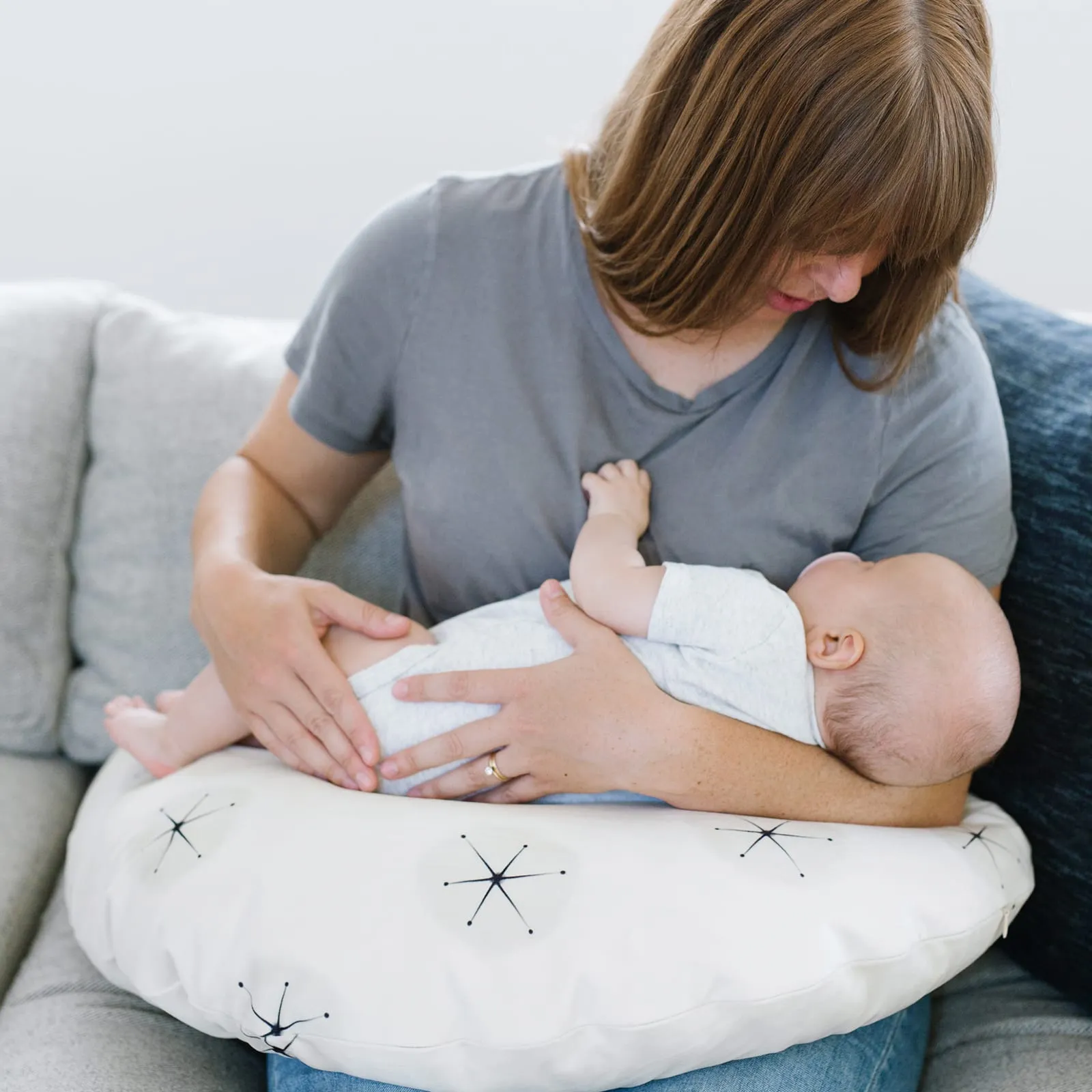 Customizable Nursing Pillow - Moons