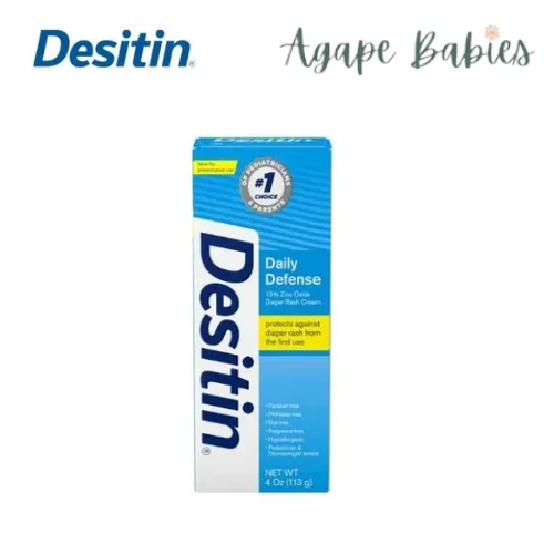 Desitin Daily Defense Diaper Cream 4oz BLUE Exp: 04/23