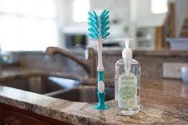 Dr. Brown's Deluxe Baby Bottle Brush - Blue