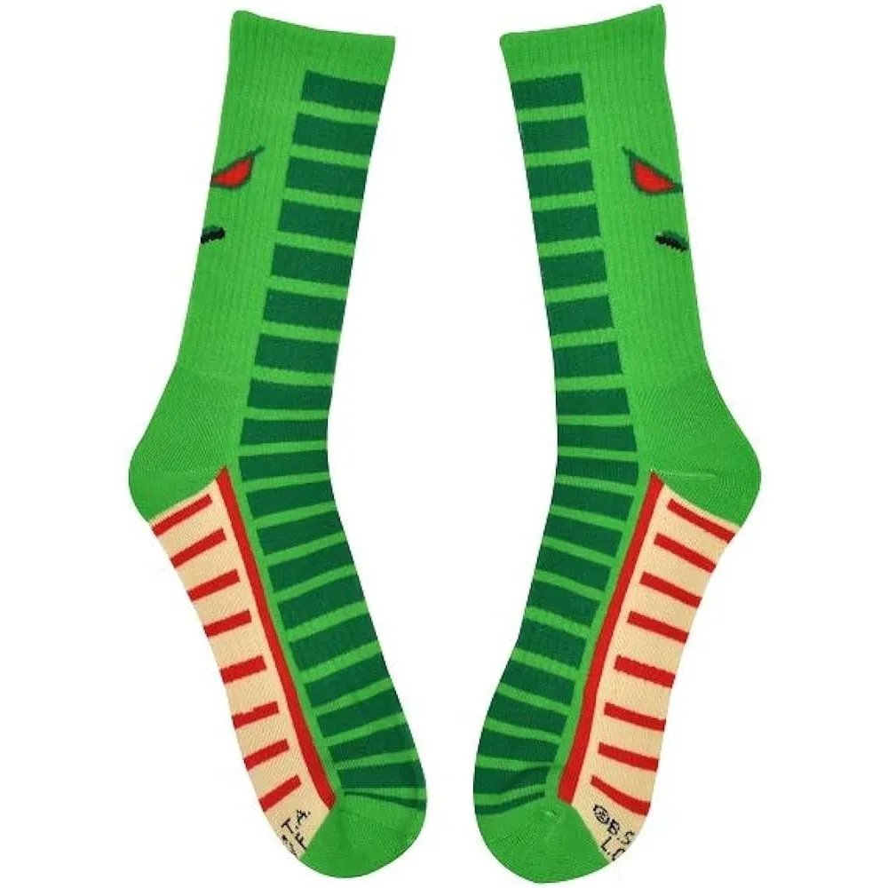 Dragon Ball Z Shenron Anime Green Athletic Cosplay Crew Socks