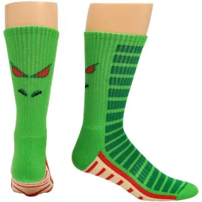 Dragon Ball Z Shenron Anime Green Athletic Cosplay Crew Socks