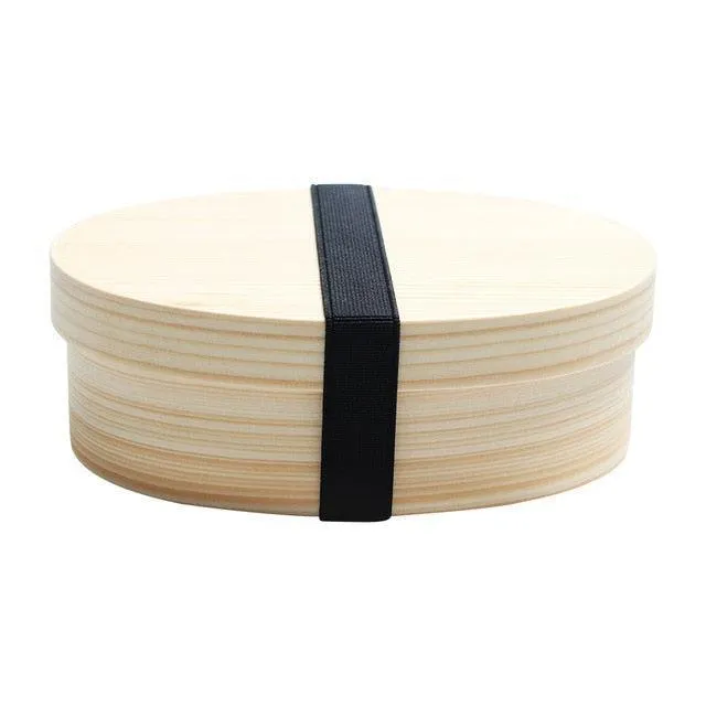 Eco-Conscious Japanese Wooden Bento Box Lunch Kit for Kids with Leakproof Design and Utensils