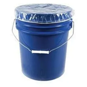 Elastic Top Poly Pail Cover - 5 Gallon Bucket- Anti Stat - Small