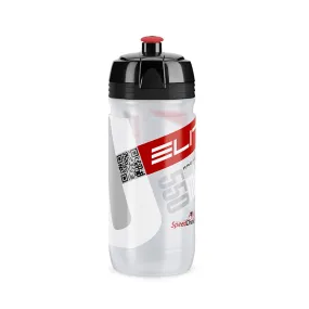 Elite Water Bottle 550ml - Clear / Red