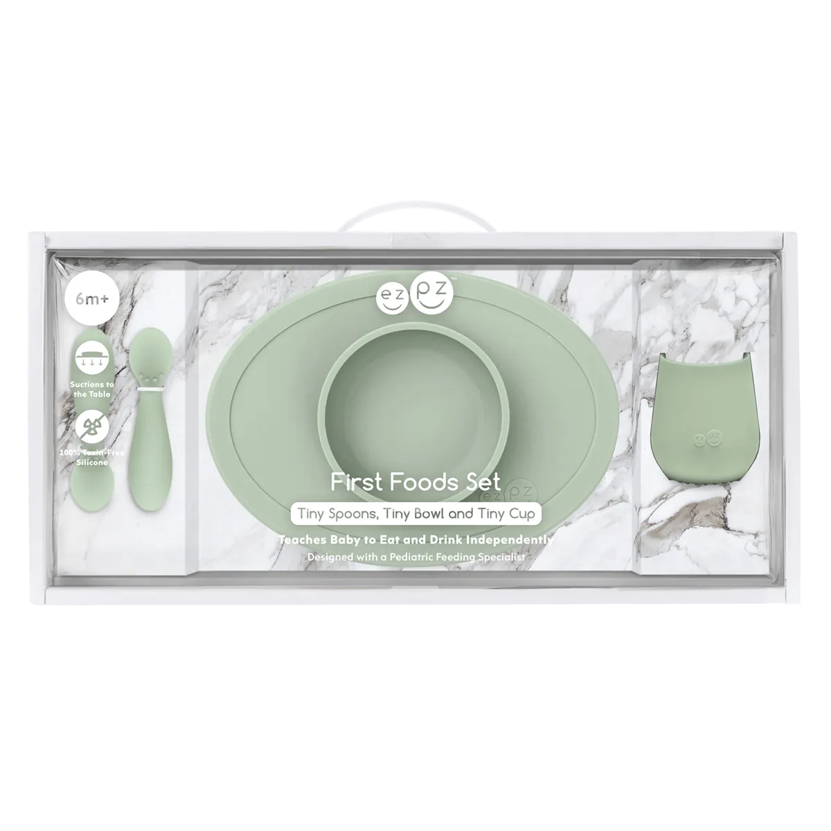 ezpz - First Foods Set Sage