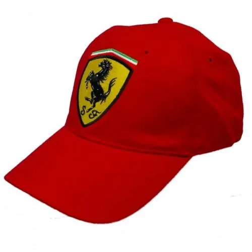 Ferrari Classic Shield Face Cap - Red