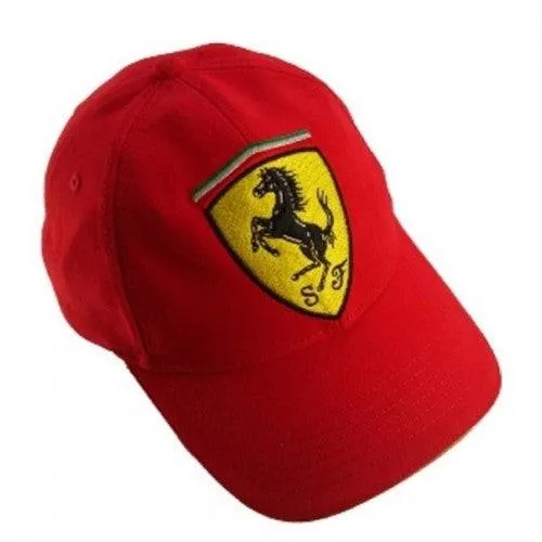Ferrari Classic Shield Face Cap - Red