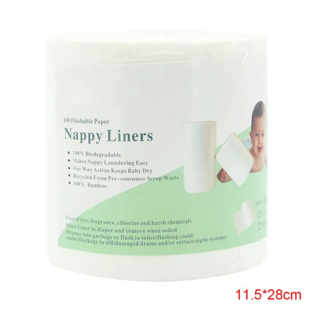 Fiber Diaper Liners Infant Baby Eco-friendly Soft Cloth Nappy
