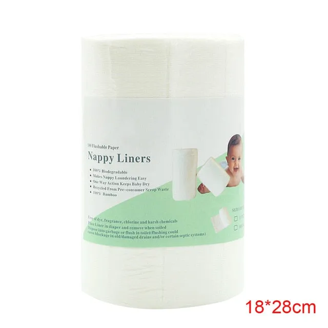 Fiber Diaper Liners Infant Baby Eco-friendly Soft Cloth Nappy