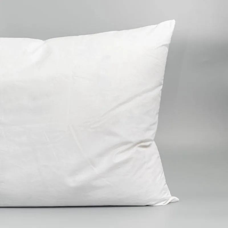 Fine Feather & Cotton Luxury Down Pillow Inner - Standard