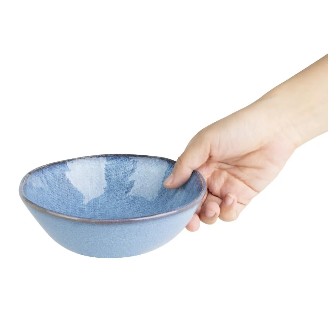 FU224 Olympia Denim Blue Coupe Bowls 160mm (Pack of 6)