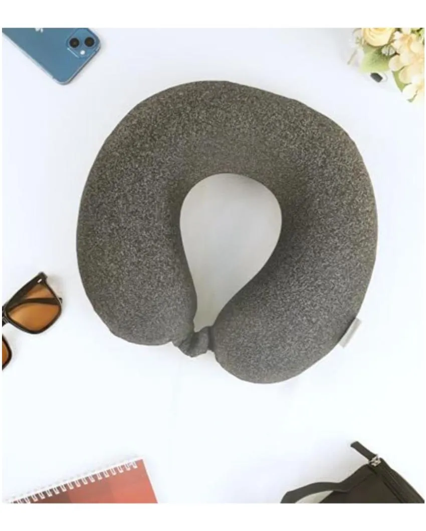 Gentle Full Head Support Memory Foam Soft Neck Pillow | 9 x 2 inches
