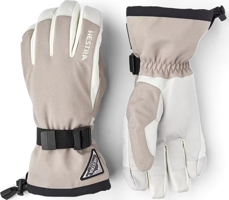 Hestra Powder Gauntlet 5-Finger Beige | Buy Hestra Powder Gauntlet 5-Finger Beige here | Outnorth