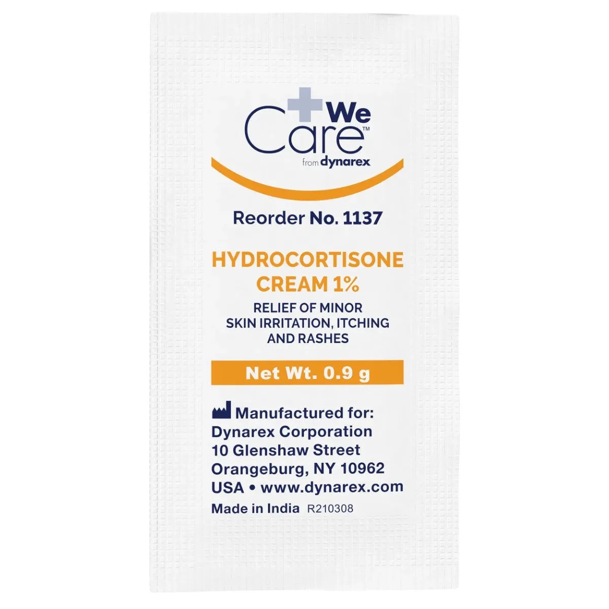 Hydrocortisone - 1% USP Cream Packet - 144 count