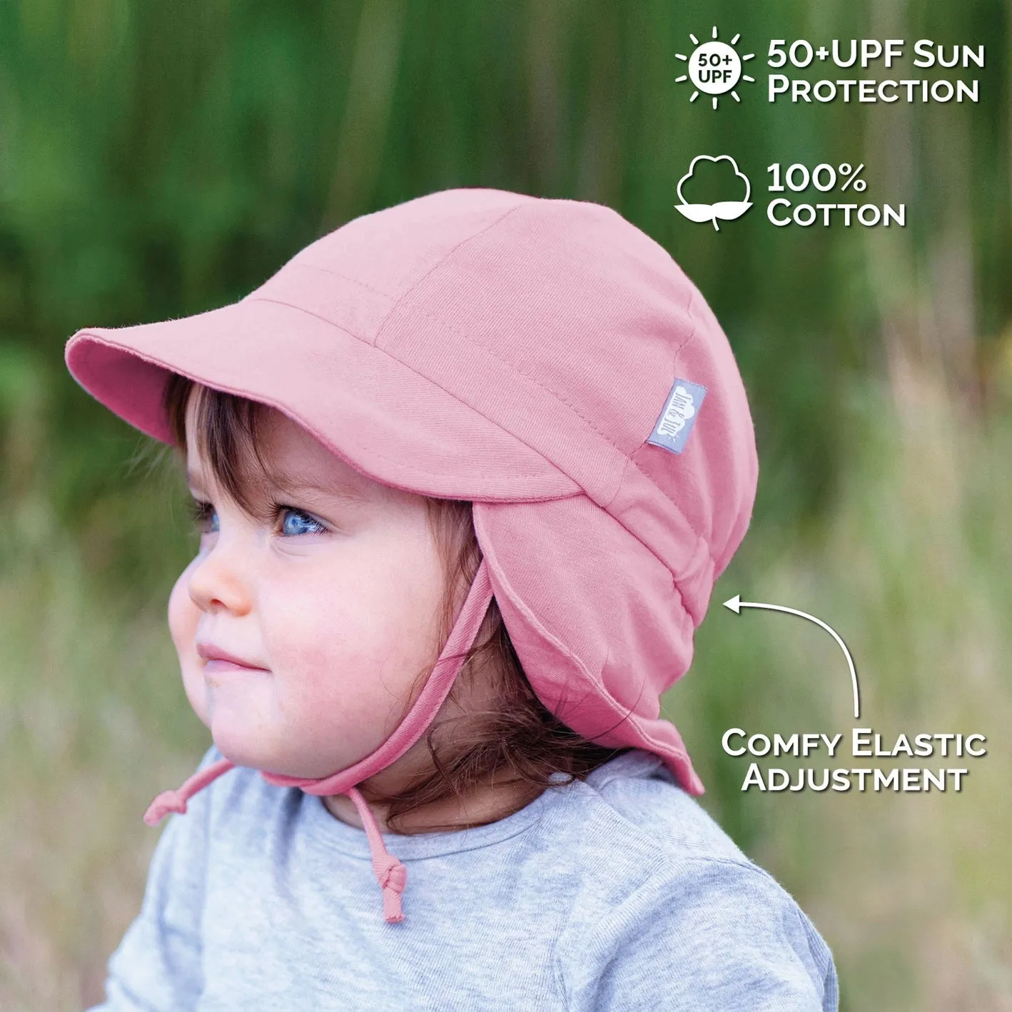 Jan & Jul - Sun Soft Cotton Baby Cap - Blue