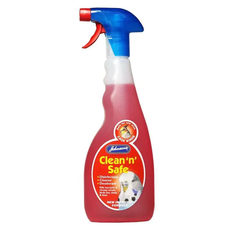 Johnsons Clean N Safe for Caged Birds