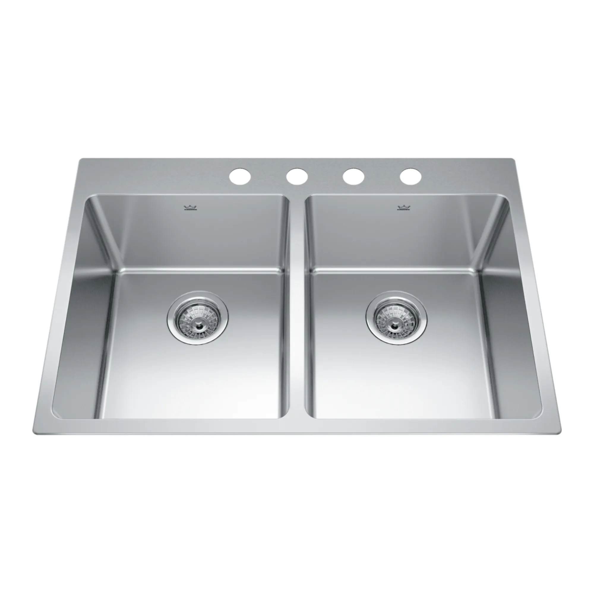 Kindred 31" Brookmore Drop In Kitchen Sink - BDL2131-9-4N