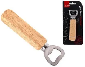 L.Gourmet, Bottle Opener with Wooden Handle 1pc