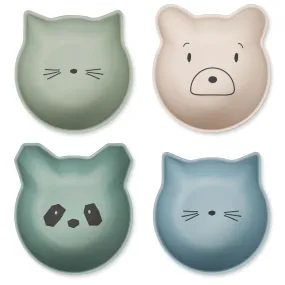 Liewood Filiz Snack Bowl - Classic / Dusty Mint Multi Mix (Pack-4)