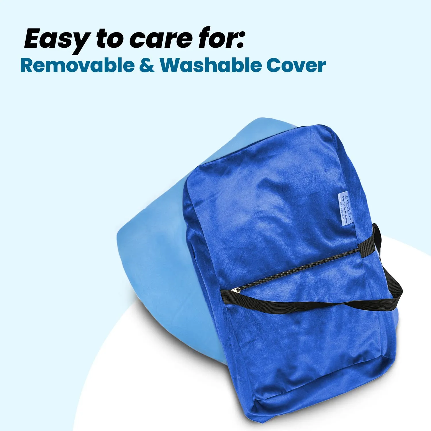 Lumbar Support Pillow with Cooling Gel