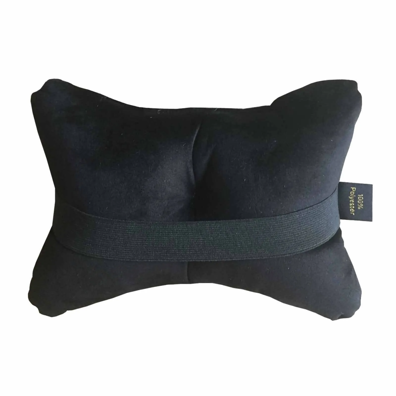 Lushomes Car Pillow Set, Black Velvet with Pink, Set of 4