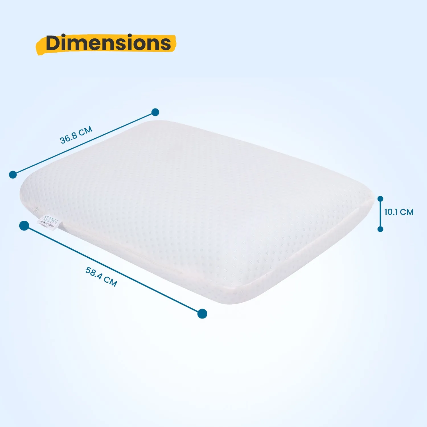 Memory Foam Pillow for Neck & Shoulder Pain