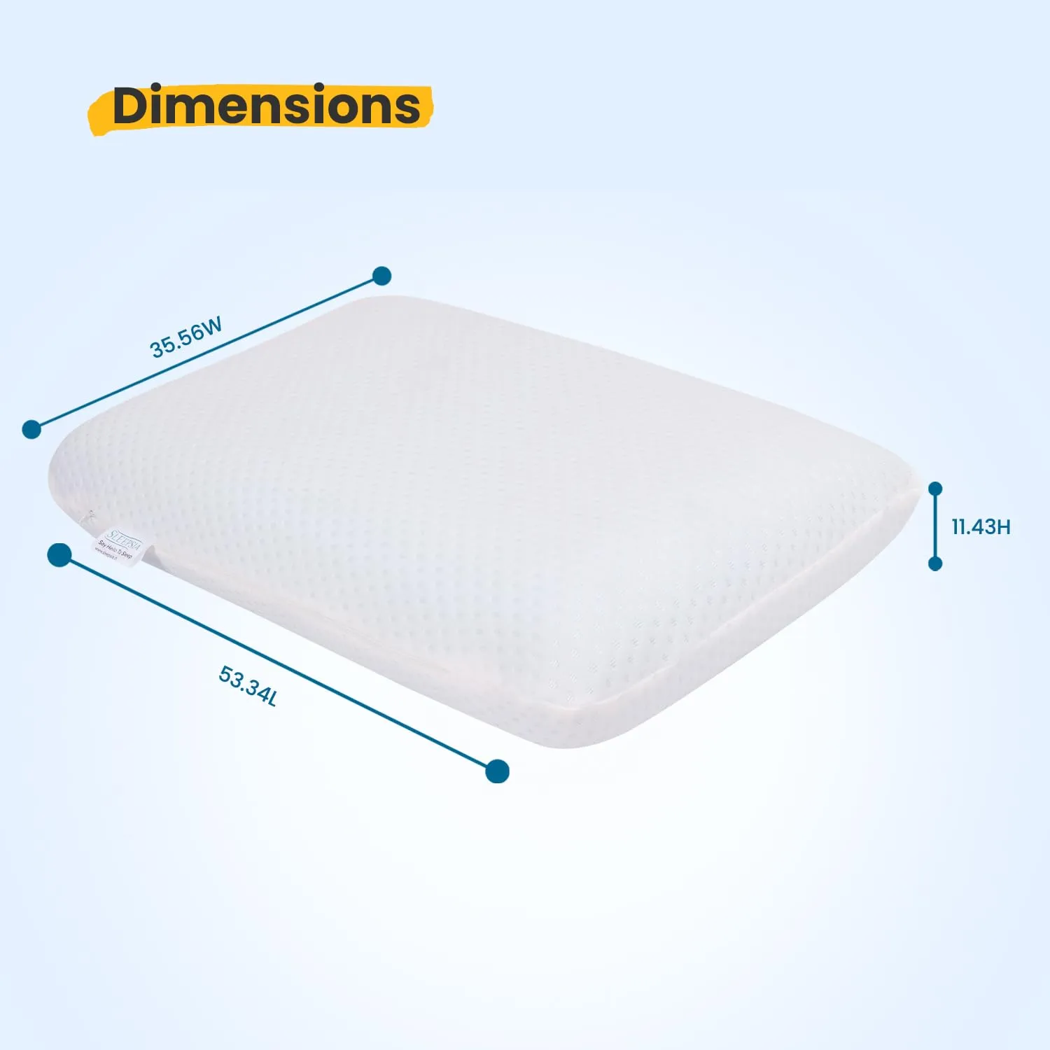 Memory Foam Pillow for Neck & Shoulder Pain