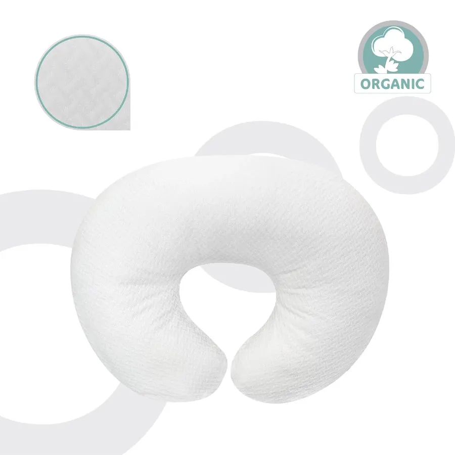 Moon Organic Feeding/Baby Support Pillow (White)