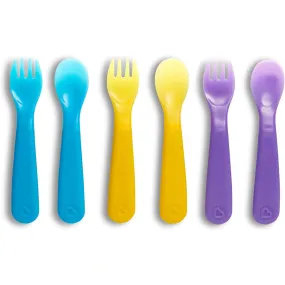 Munchkin ColorReveal Color Changing Toddler Forks & Spoons (Pack of 6)