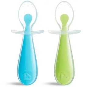 Munchkin Gentle Scoop Spoons - Pack of 2 (Blue/Green)