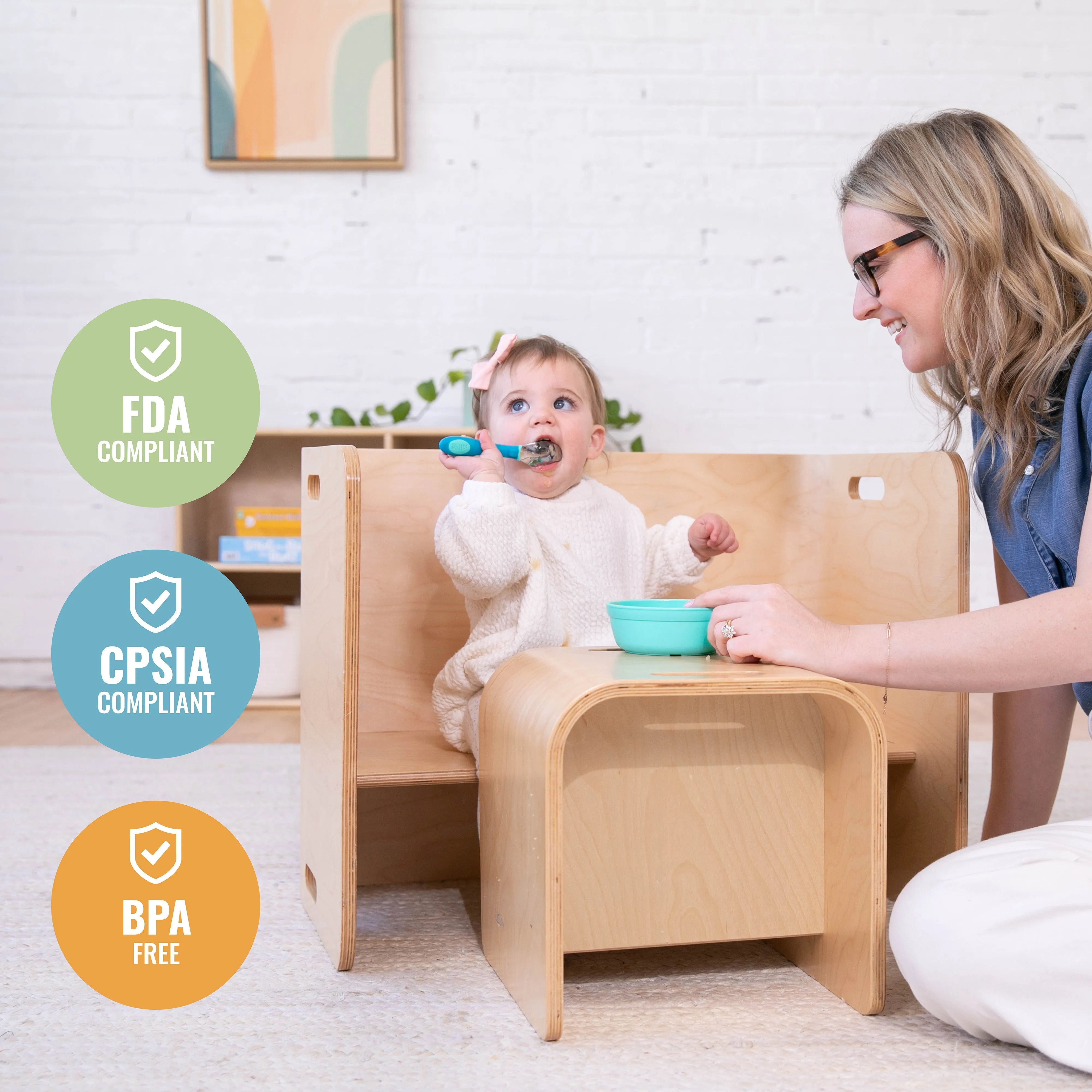 My First Meal Pal Toddler Tableware and Utensils Set, BPA-Free and Dishwasher Safe, 15-Piece